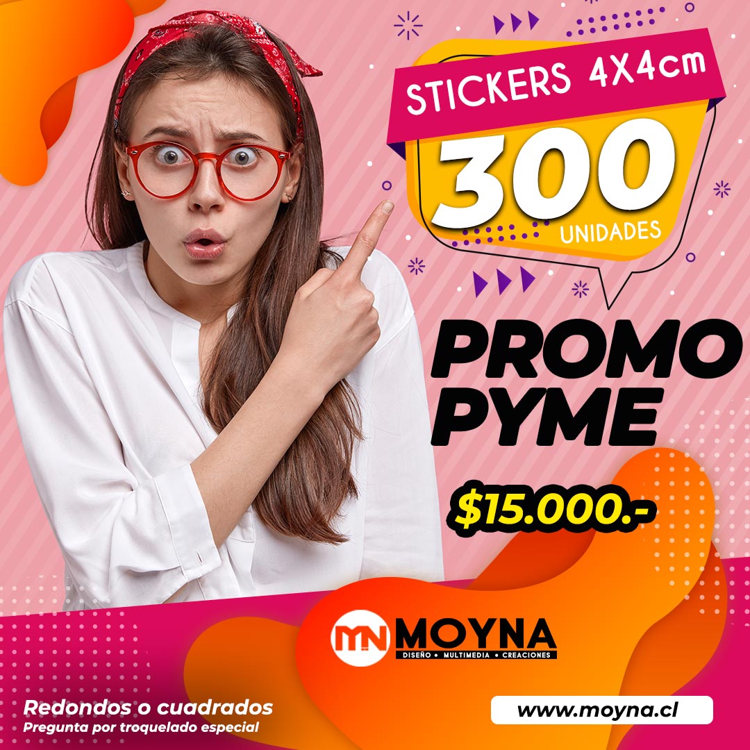 Stickers / Adhesivos de 4x4cms